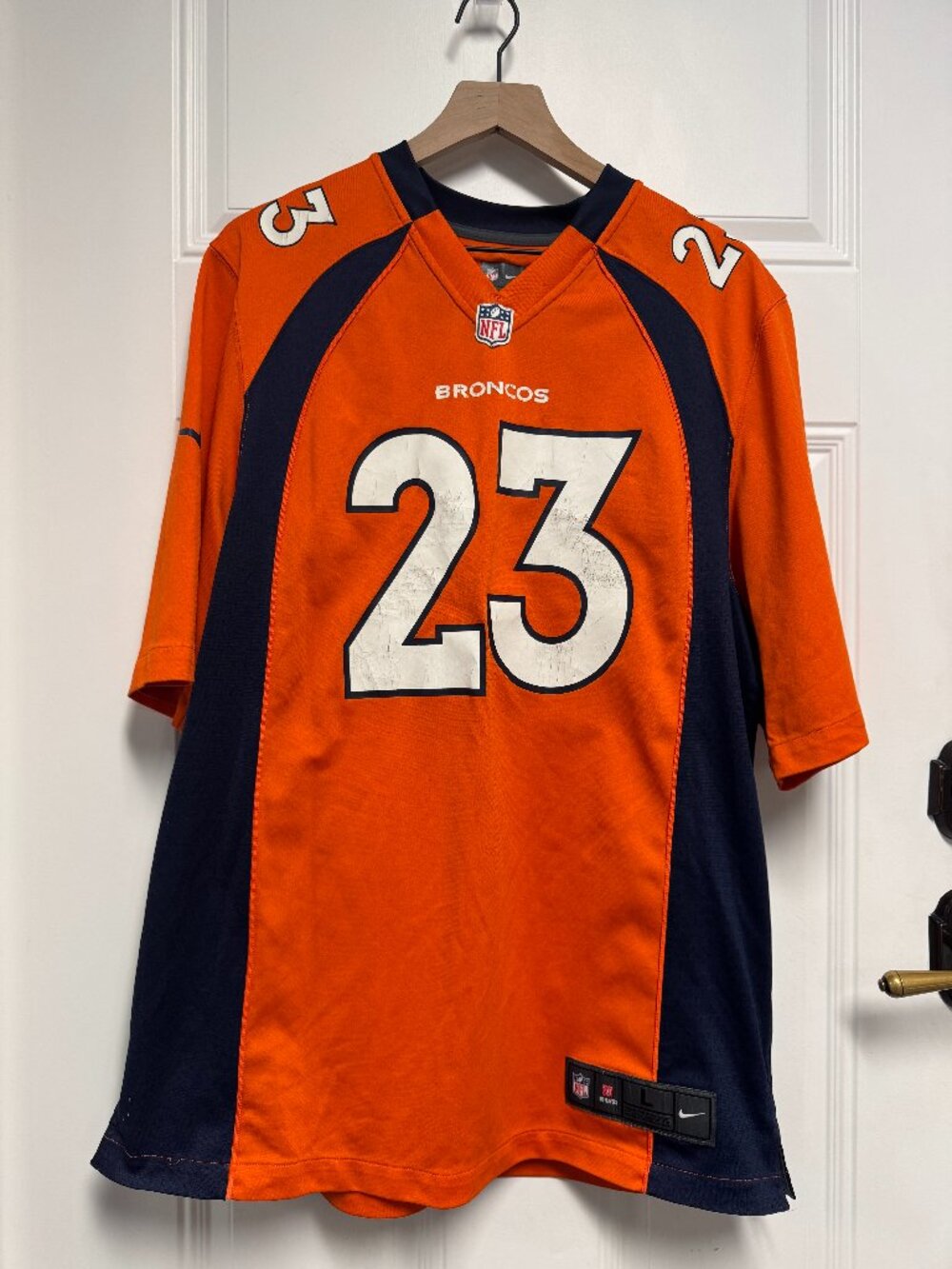 Nike NFL Broncos McGahee Jersey, Large